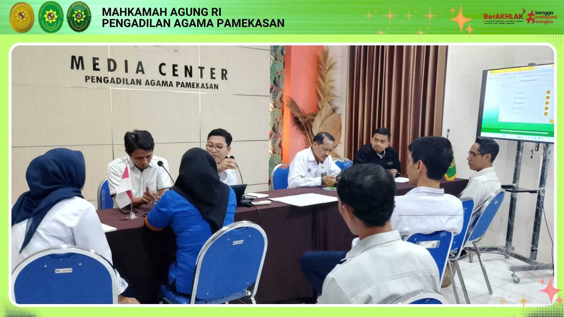 Revolusi Digital. PA Pamekasan Gebrak Layanan Peradilan Lewat Inovasi SALEP Steril